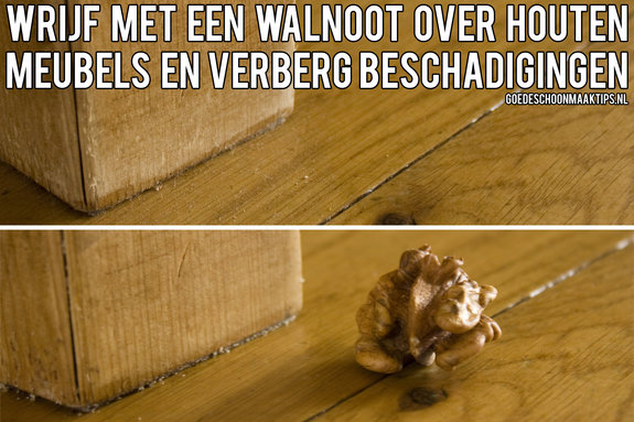 Walnoot tegen beschadigingen